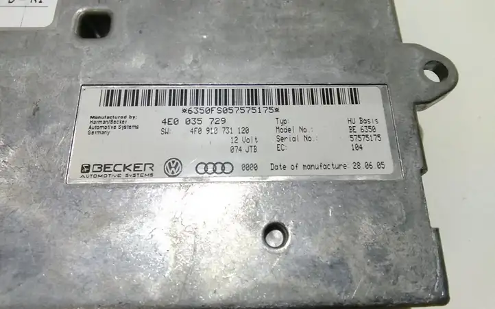 Audi A6 S6 C6 4F (2004 - 2008) 4E0035729 Модуль комфорта — фото 2