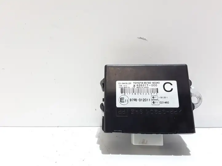 Toyota Land Cruiser (J120) (2002 - 2009) 8978060340 Блок иммобилайзера — фото 1