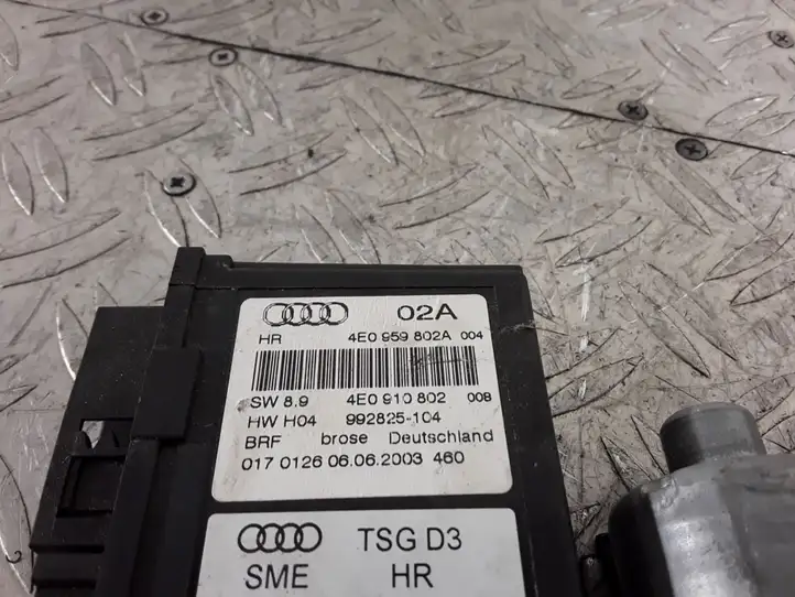 Audi A8 S8 D3 4E (2002 - 2005) 4E0910802 Стеклоподъемник задней двери — фото 4