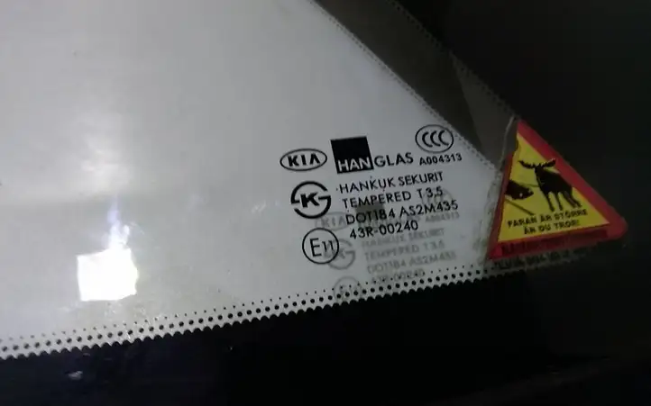 Kia Sorento (2002 - 2006) 43R00240 Заднее боковое стекло — фото 2