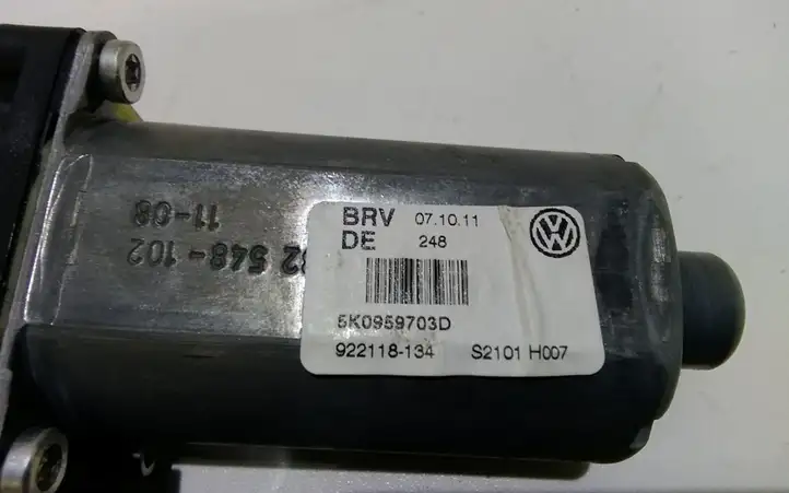 Volkswagen Golf VI (2009 - 2013) 5K0959703D Стеклоподъемник задней двери — фото 2