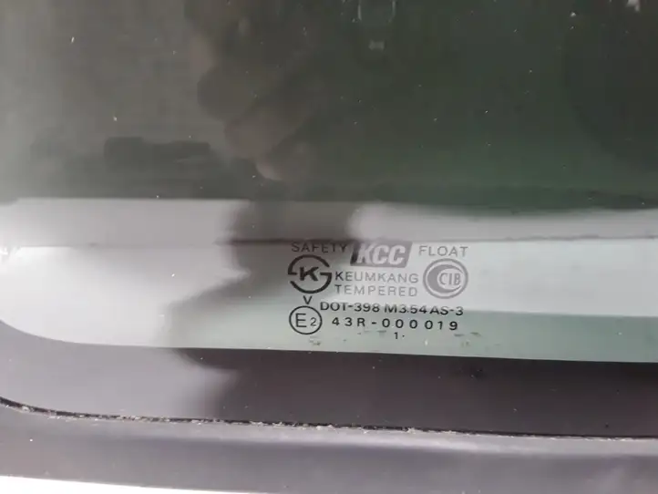 Hyundai Santa Fe (2000 - 2005) 43R000019 Заднее боковое стекло — фото 3
