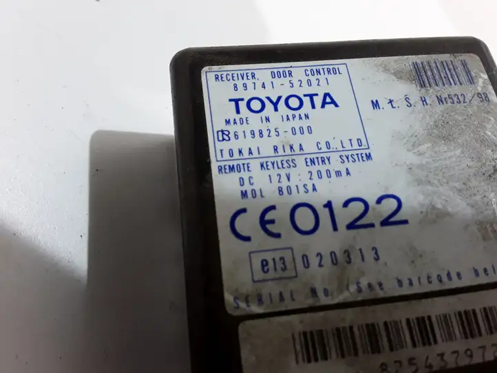 Toyota Yaris (1999 - 2003) 8974152021 Прочие блоки управления — фото 3