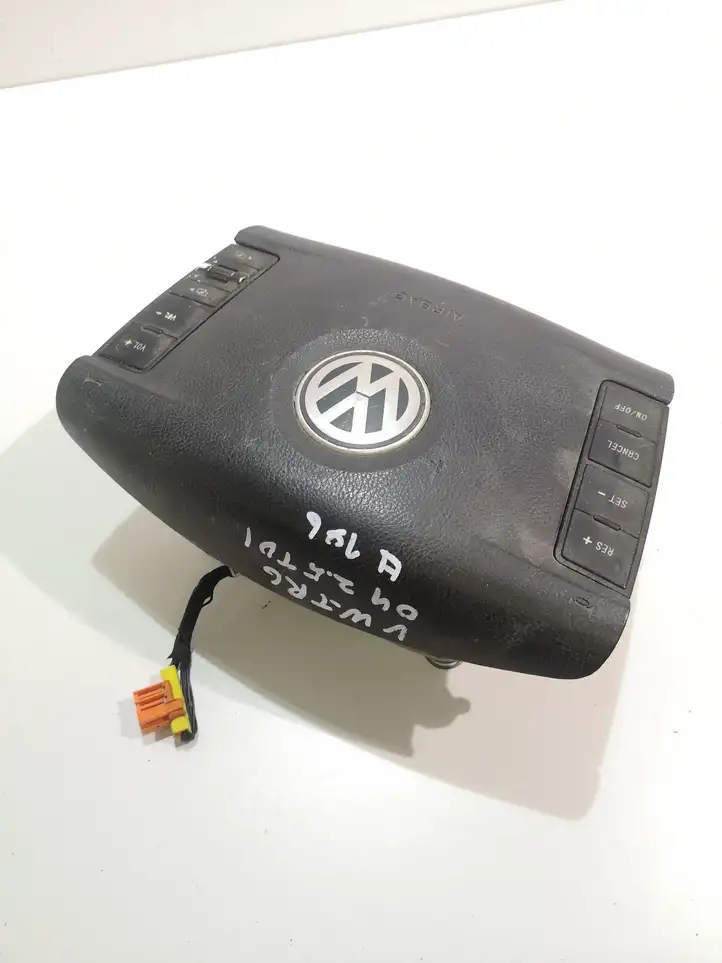 Volkswagen Touareg I (2002 - 2010) 7L6880201DA Подушка безопасности руля — фото 1
