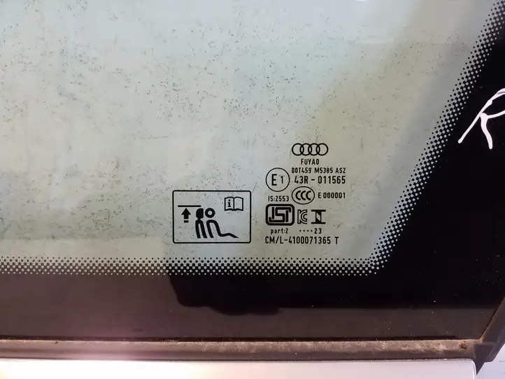 Audi A6 S6 C8 4K (2018 - ) 4K5845298C Заднее боковое стекло — фото 2