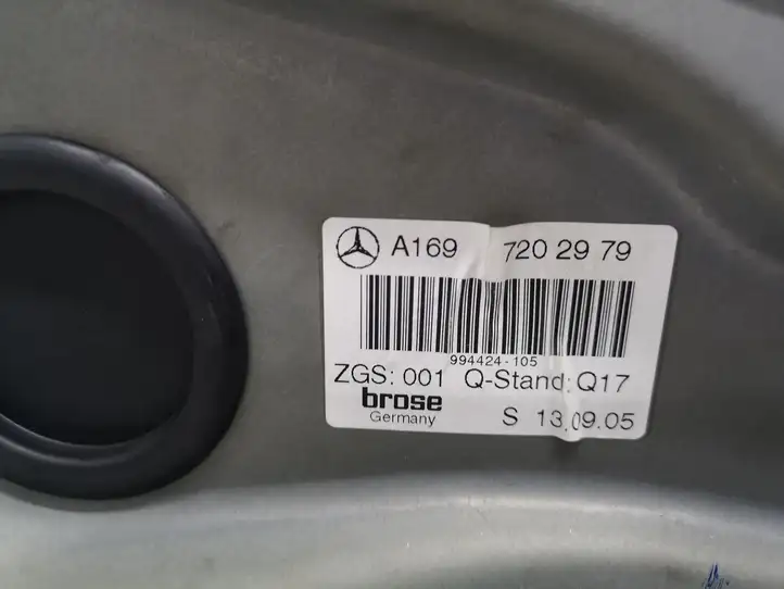 Mercedes-Benz A W169 (2004 - 2012) A1697202979 Стеклоподъемник передней двери (без мотора) — фото 3