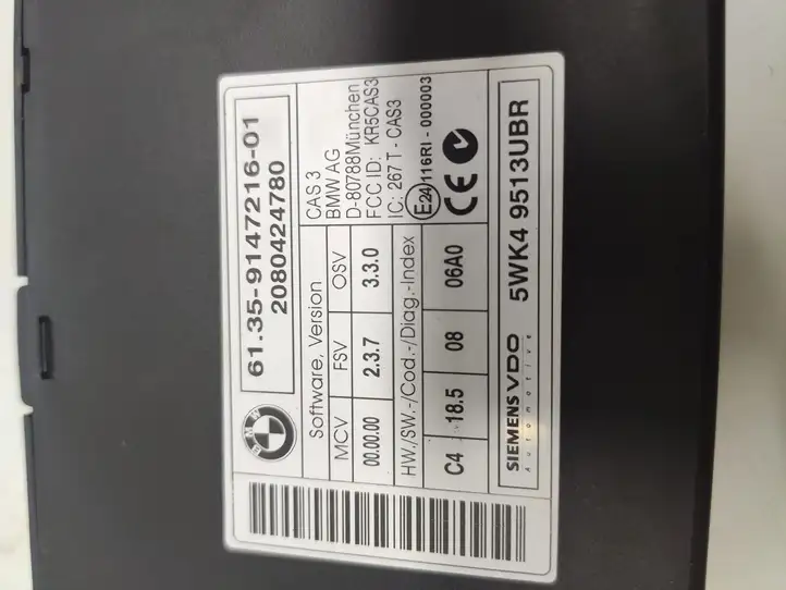 BMW 5 E60 E61 (2004 - 2010) 61359147221601 Модуль комфорта — фото 4
