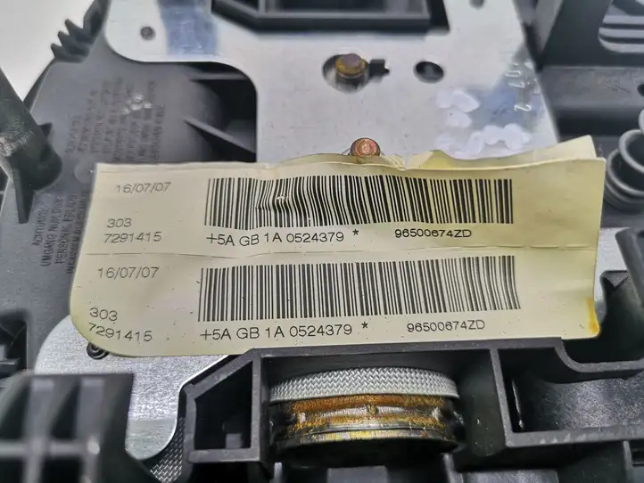 Peugeot 207 (2006 - 2009) 96500674ZD Подушка безопасности руля — фото 5