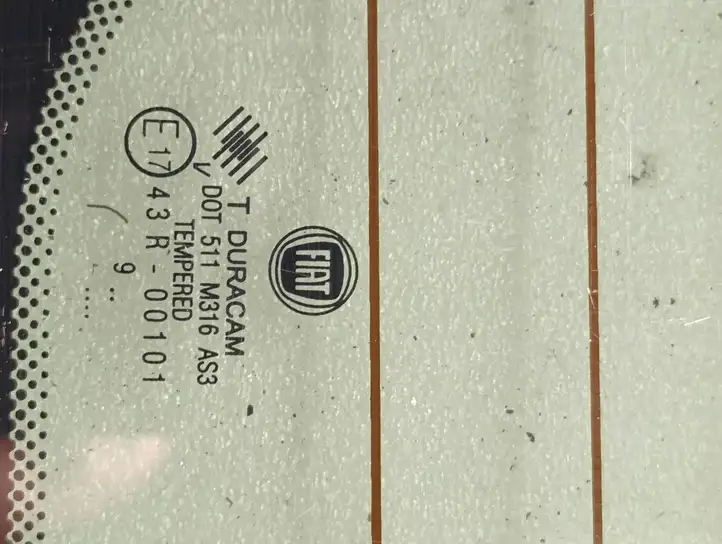 Fiat Doblo (2009 - 2015) 43R00101 Стекло задней двери — фото 4