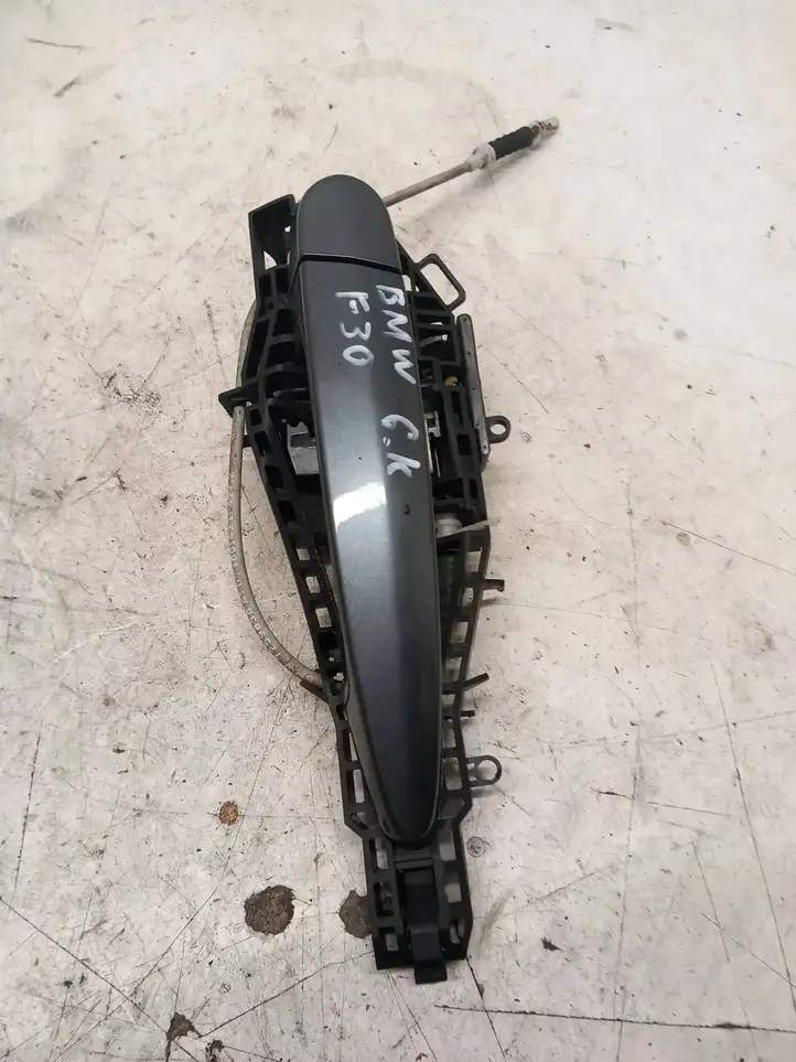 BMW 3 F30 F35 F31 (2012 - 2018) 7332267 Наружная ручка задней двери — фото 1
