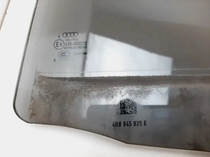 Audi A8 S8 D4 4H (2010 - 2014) 4H0845025E Стекло задней двери — фото 9