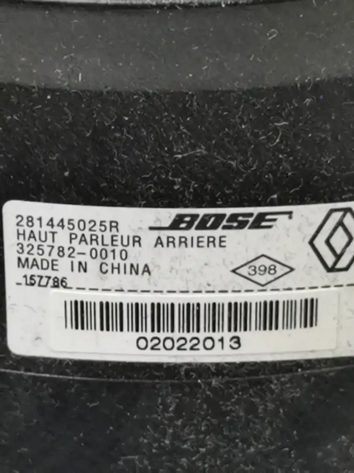 Renault Scenic III - Grand scenic III (2009 - 2016) 281445025R Динамики задних дверей — фото 4
