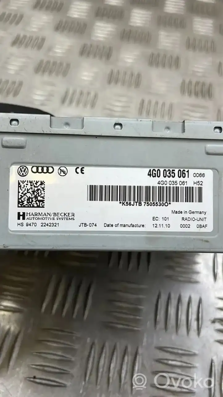 Audi Q5 SQ5 (2008 - 2012) 4G0035061 Блок Hi-Fi аудиосистемы — фото 5