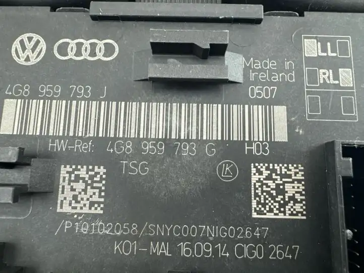 Audi A6 C7 (2014 - 2018) 4G8959793J Блок управления дверью — фото 2