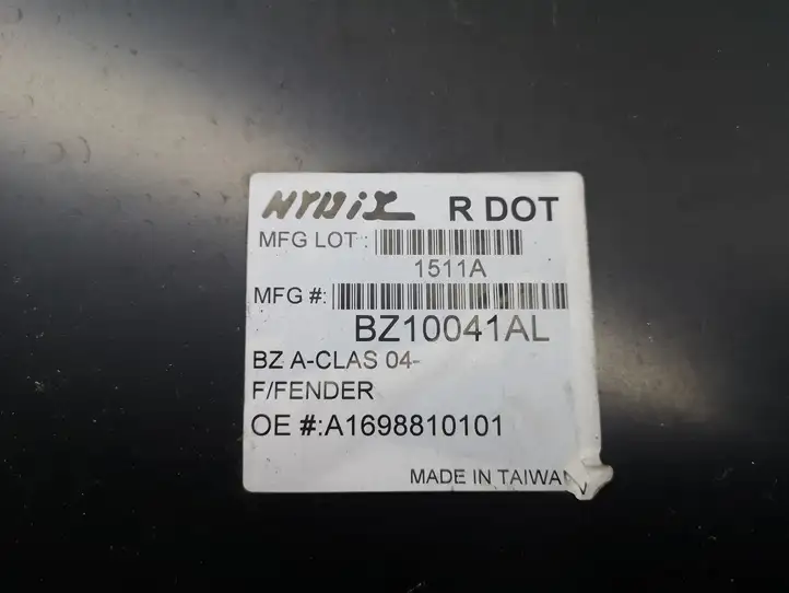 Mercedes-Benz A W169 (2004 - 2012) A1698810101 Переднее крыло — фото 6