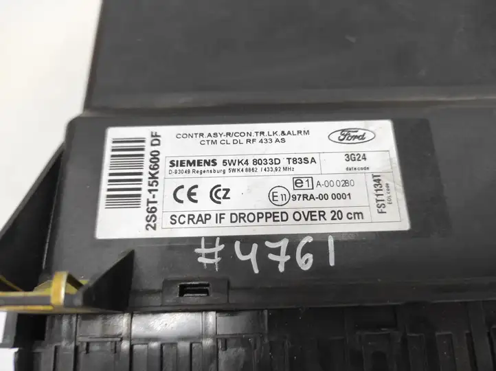 Ford Fusion (2002 - 2005) 2S6T15K600DF Модуль комфорта — фото 2