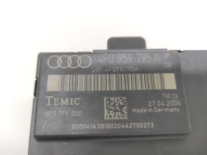 Audi A6 S6 C6 4F (2004 - 2008) 4F0959795A Блок управления дверью — фото 4