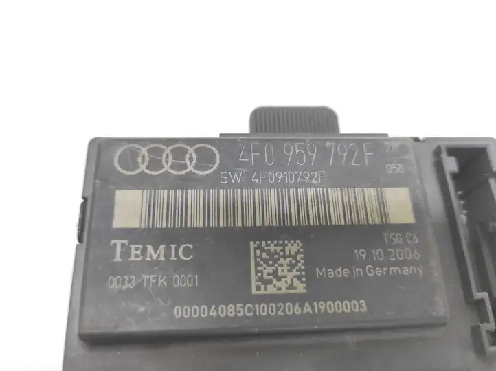 Audi A6 S6 C6 4F (2004 - 2008) 4F0959792F Блок управления дверью — фото 3