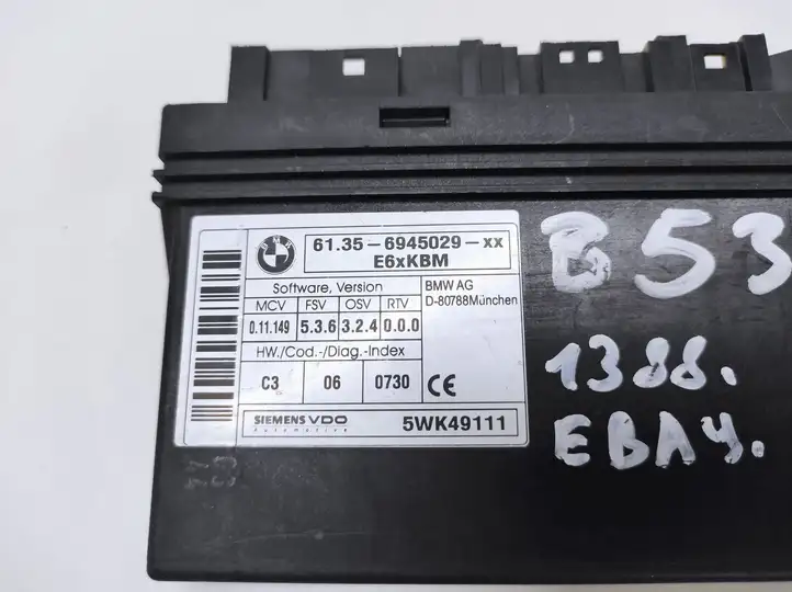 BMW 5 E39 (1996 - 2003) 61356945029 Модуль комфорта — фото 4