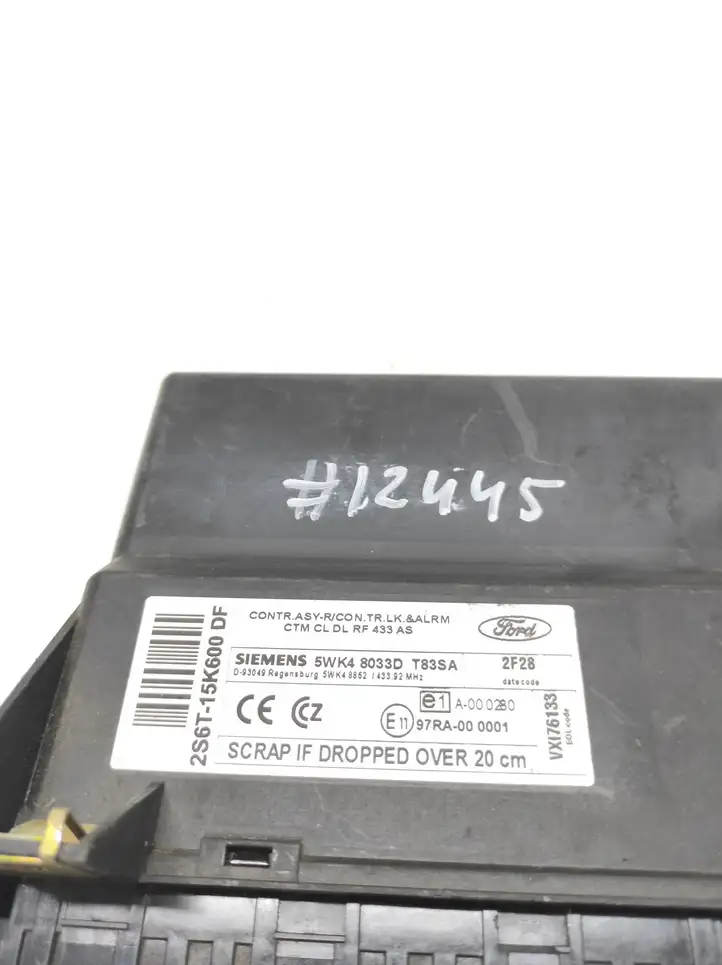 Ford Fusion (2002 - 2005) 2S6T15K600DF Модуль комфорта — фото 4