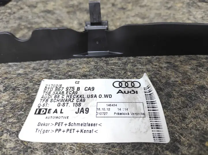 Audi S5 8T (2011 - 2016) 8T0867975B Основной отделочный щит — фото 4