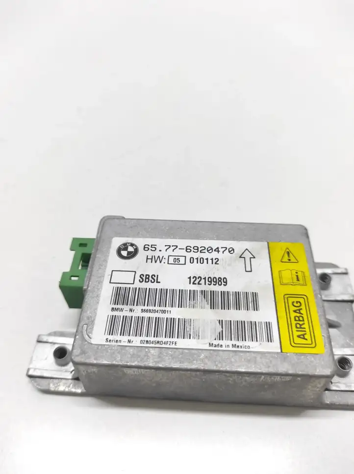 BMW 7 E65 E66 (2001 - 2008) 65776920470 Блок управления SRS — фото 4