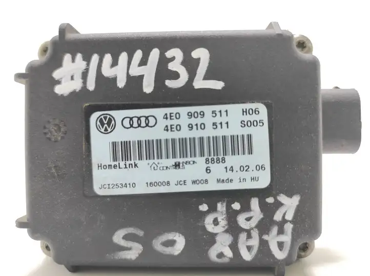 Audi A8 S8 D3 4E (2002 - 2005) 4E0909511 Прочие блоки управления — фото 2