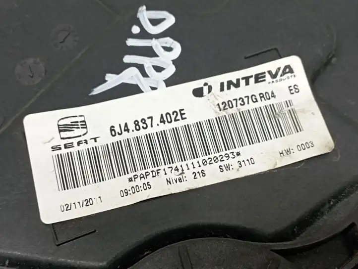 Seat Ibiza IV (6J,6P) (2008 - 2017) 6J4837402E Стеклоподъемник передней двери (без мотора) — фото 4