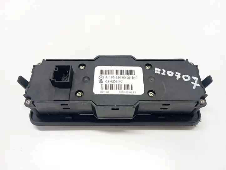 Mercedes-Benz ML W163 (1997 - 2005) A1638200326 Блок кнопок стеклоподъемников — фото 3