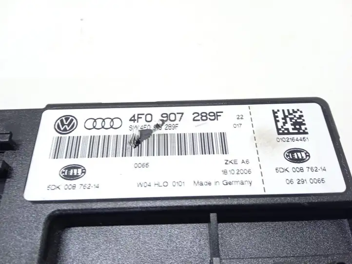 Audi A6 S6 C6 4F (2004 - 2008) 4F0907289F Модуль комфорта — фото 4