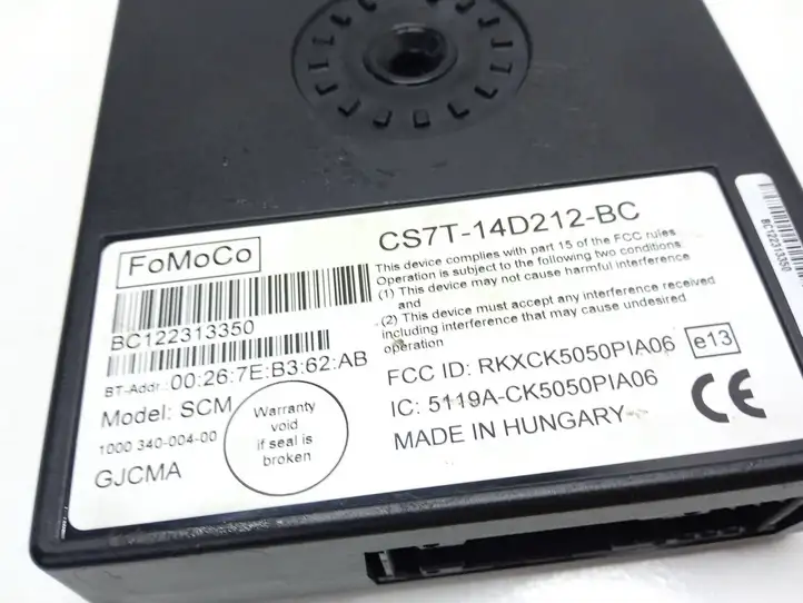 Ford Galaxy (2010 - 2015) CS7T14D212BC Bluetooth модуль — фото 4