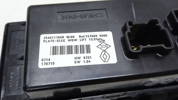 Renault Kadjar (2015 - 2018) 254011766R Кнопка стеклоподъемников — фото 2