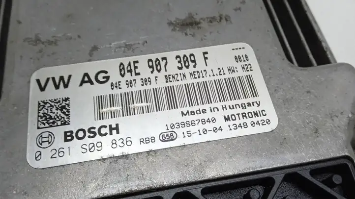 Audi A3/S3 8V (2012 - 2016) 04E907309F Блок управления двигателем (ЭБУ) — фото 2