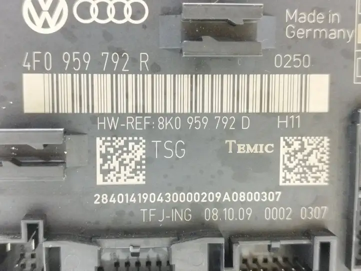 Audi A6 S6 C6 4F (2008 - 2011) 8K0959792D Блок управления дверью — фото 2