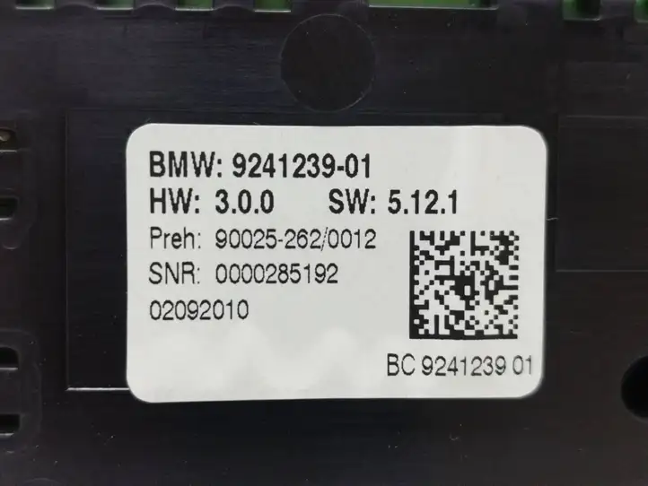 BMW 5 F10 F11 (2009 - 2016) 9241239 Блок управления климат-контролем — фото 2