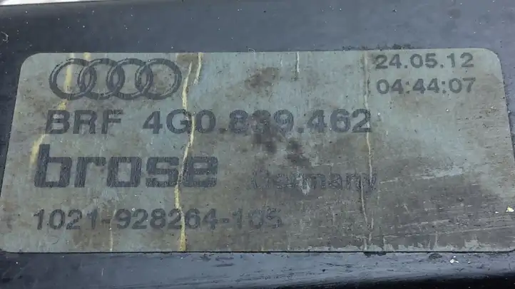 Audi A6 C7 (2011 - 2014) 4G0839462 Механический стеклоподъемник задней двери — фото 2