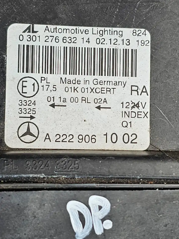 Mercedes-Benz S W222 (2013 - ) A2228801847 Комплект передней части — фото 61
