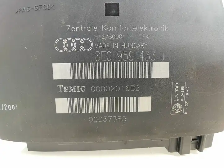 Audi A4 S4 B6 8E 8H (2000 - 2006) 8E0959433J Модуль комфорта — фото 6