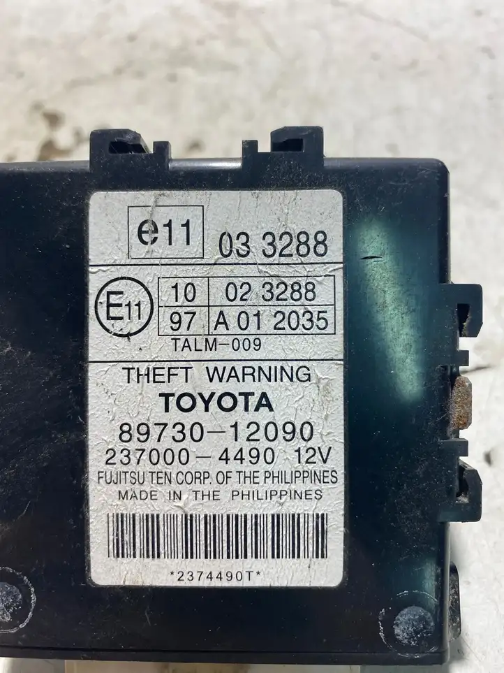 Toyota Auris 150 (2006 - 2012) 8973012090 Блок управления сигнализацией — фото 4