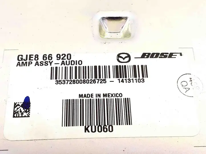 Mazda 6 (2012 - 2015) GJE866920 Усилитель звука — фото 4