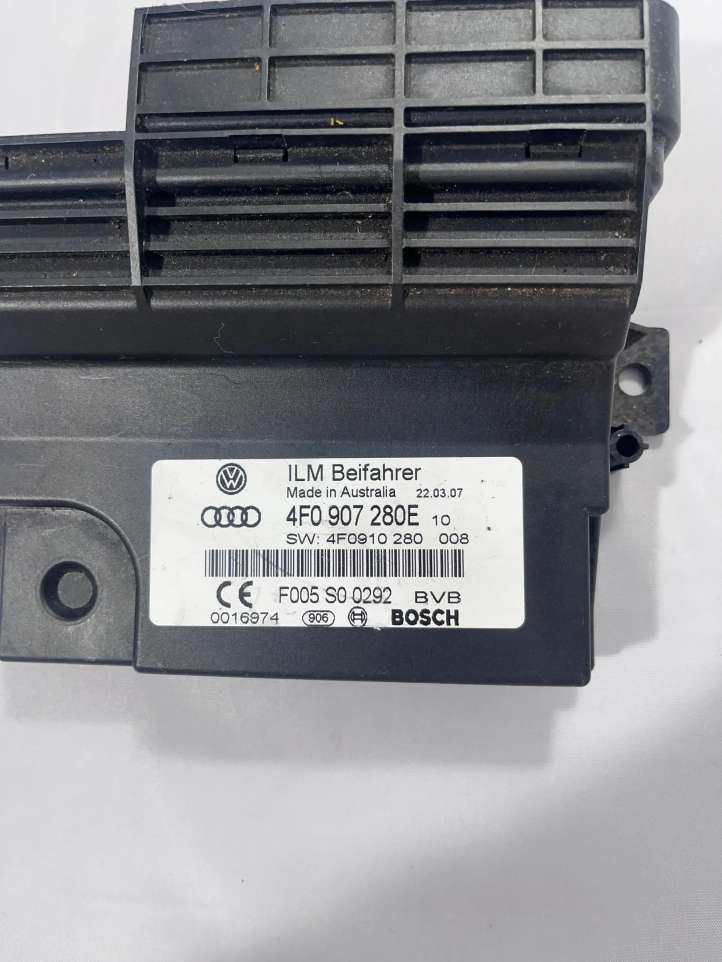 4F0907280E Audi Q7 4L Maitinimo valdymo blokas