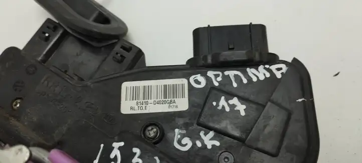 Kia Optima (2015 - 2018) 81410D4020GBA Замок задней двери — фото 7