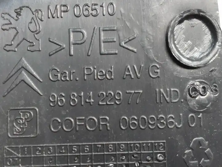 Peugeot Partner (2012 - 2015) 9681422977 Внутренняя отделка переднего порога — фото 4