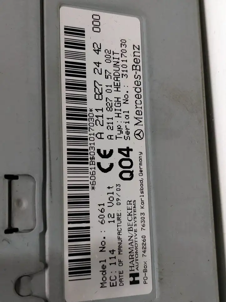 Mercedes-Benz E W211 (2002 - 2009) A2118270157 Навигационные карты CD/DVD — фото 6