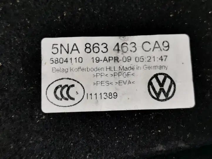 Volkswagen Tiguan (2016 - 2020) 5NA863463 Коврик багажника — фото 3