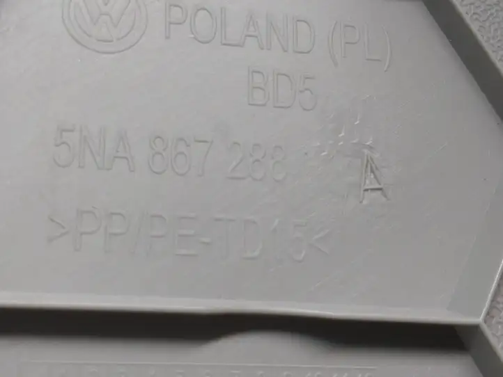 Volkswagen Tiguan (2016 - 2020) 5NA867288a Верхняя обшивка стойки D — фото 5
