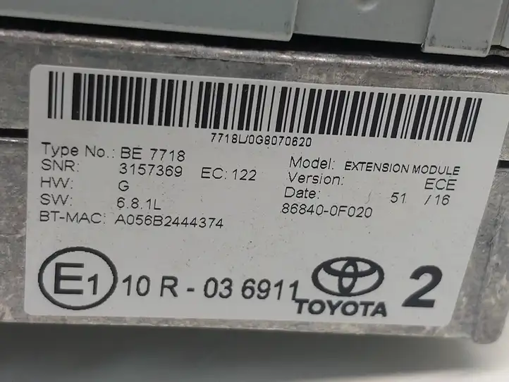 Toyota Auris E180 (2012 - 2018) 8614002400 Магнитола / мультимедийная система — фото 17