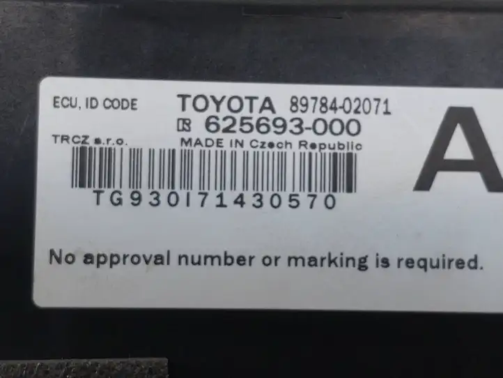 Toyota Auris E180 (2012 - 2018) 8978402071 Блок иммобилайзера — фото 4