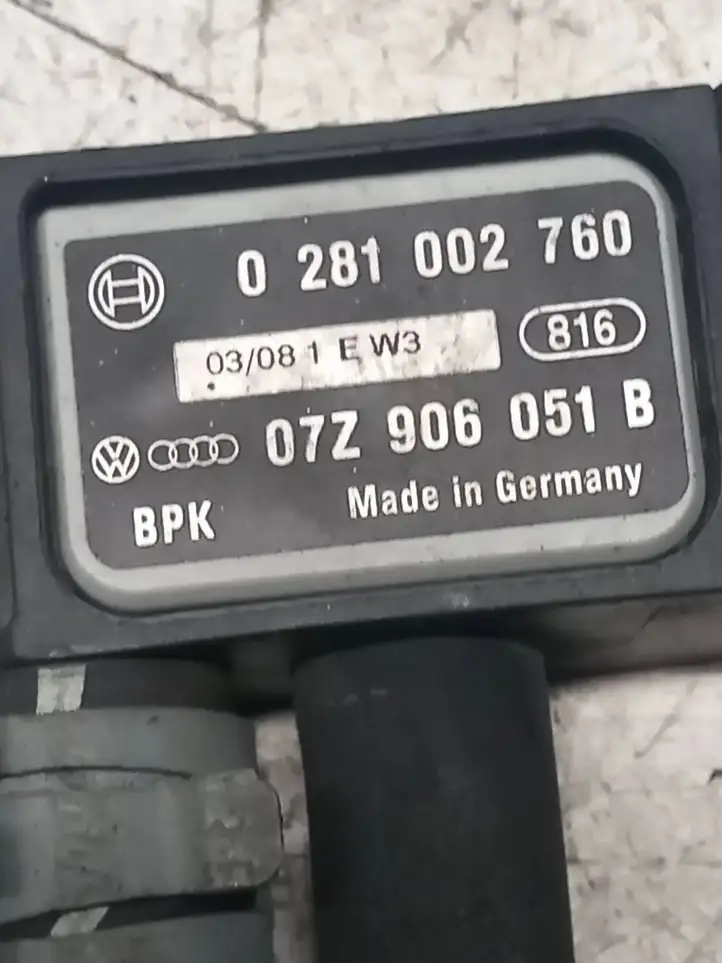 Audi A5 8T 8F (2007 - 2011) 07Z906051B Датчик давления выхлопных газов — фото 2