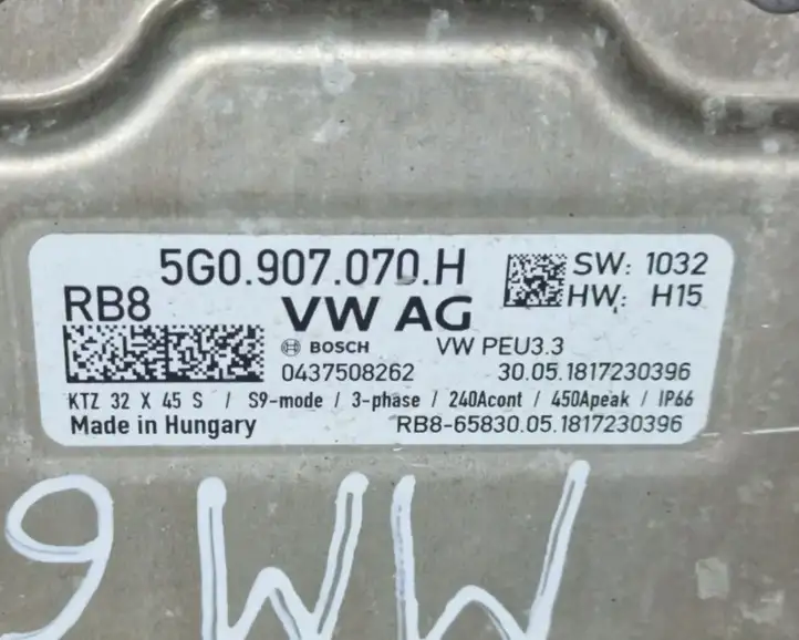 Audi A3/S3 8V (2016 - 2020) 5G0907070H Инвертор напряжения — фото 7